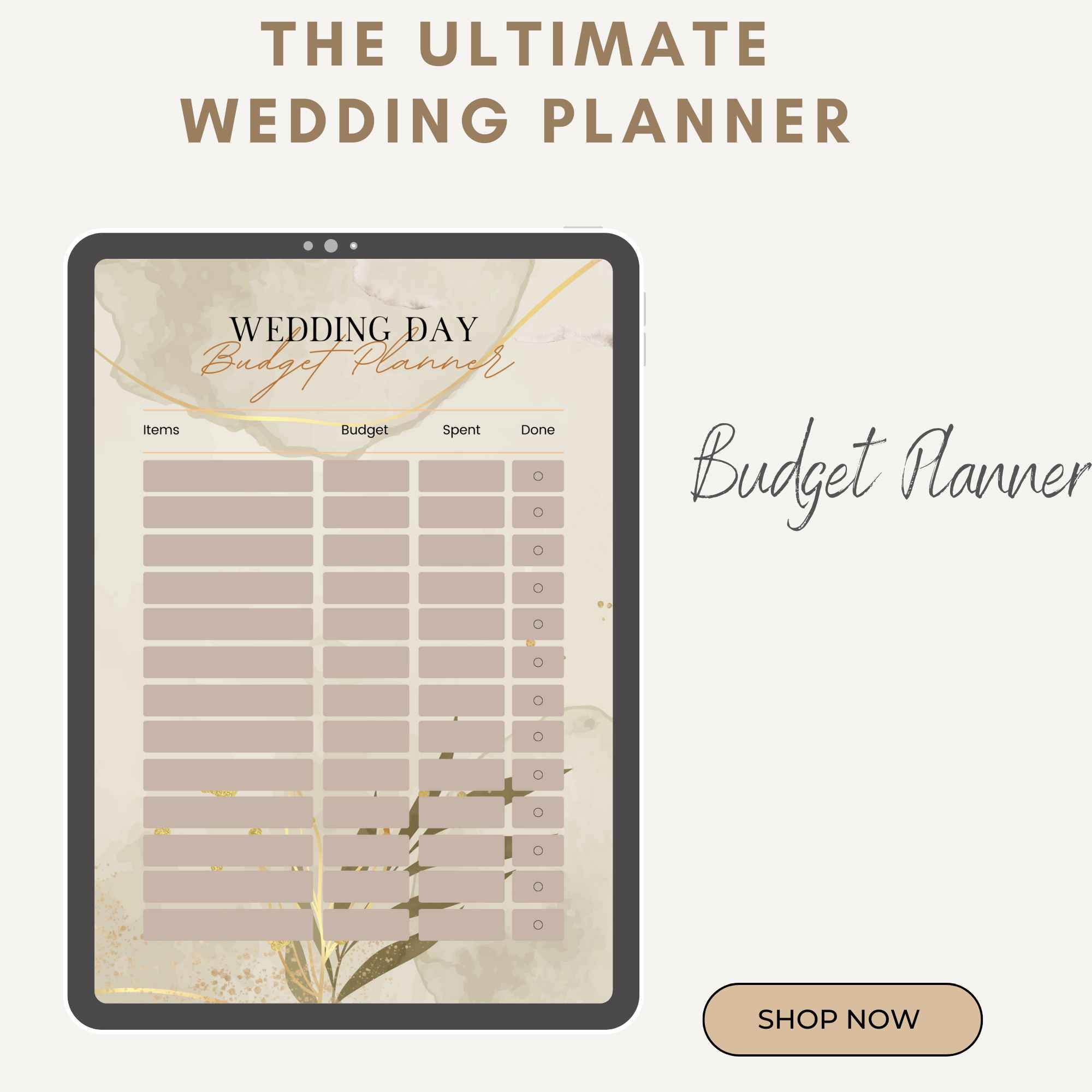 Wedding Planner Printable